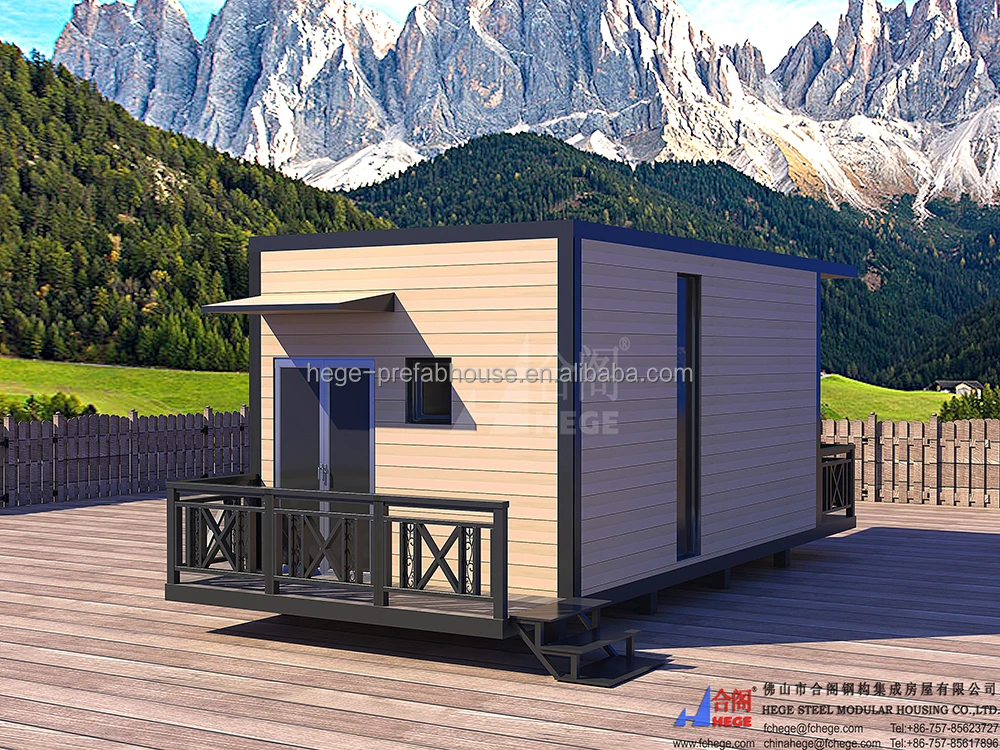 Modern small prefabricated family villa container mobile house