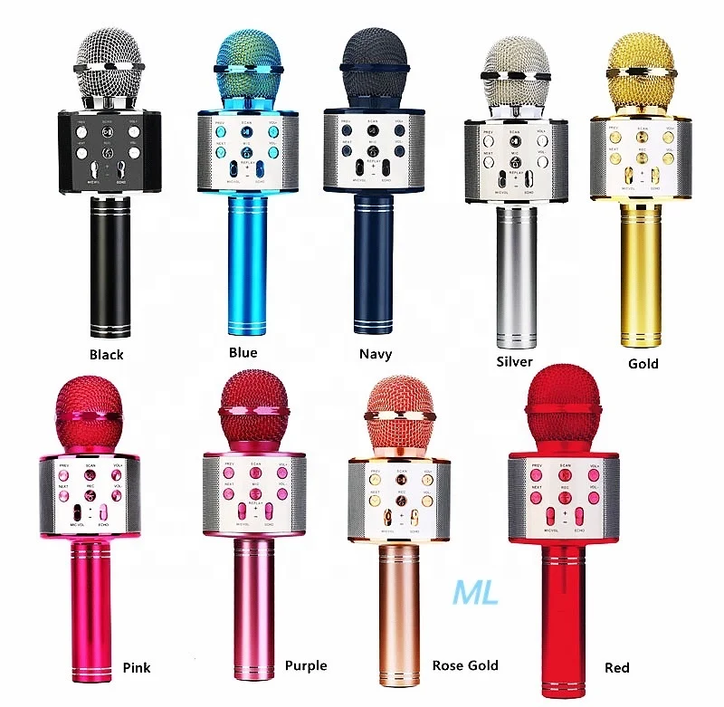 Karaoke Microphone,3-in-1 Portable Handheld Karaoke Mic Speaker Machine