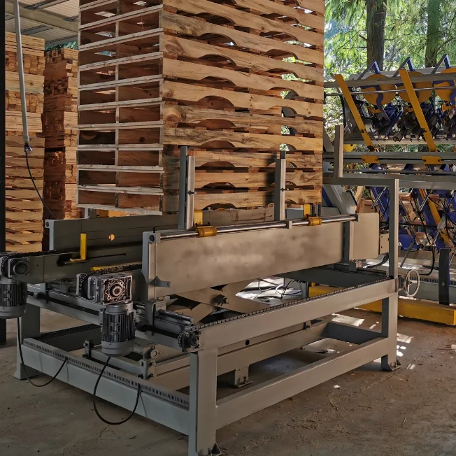 Euro pallet stacker machine