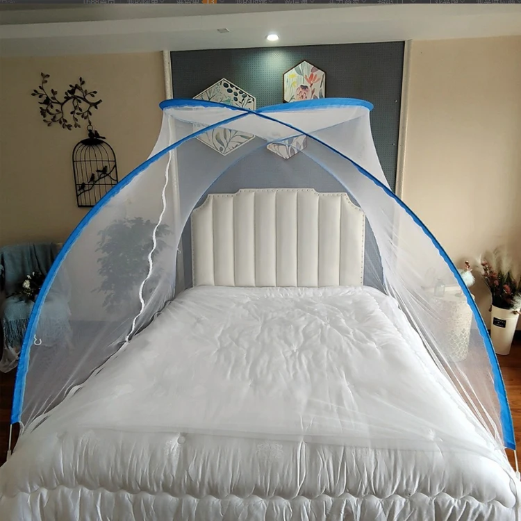 Foldable Breathable bed mosquito net portable pop up mosquito net for home