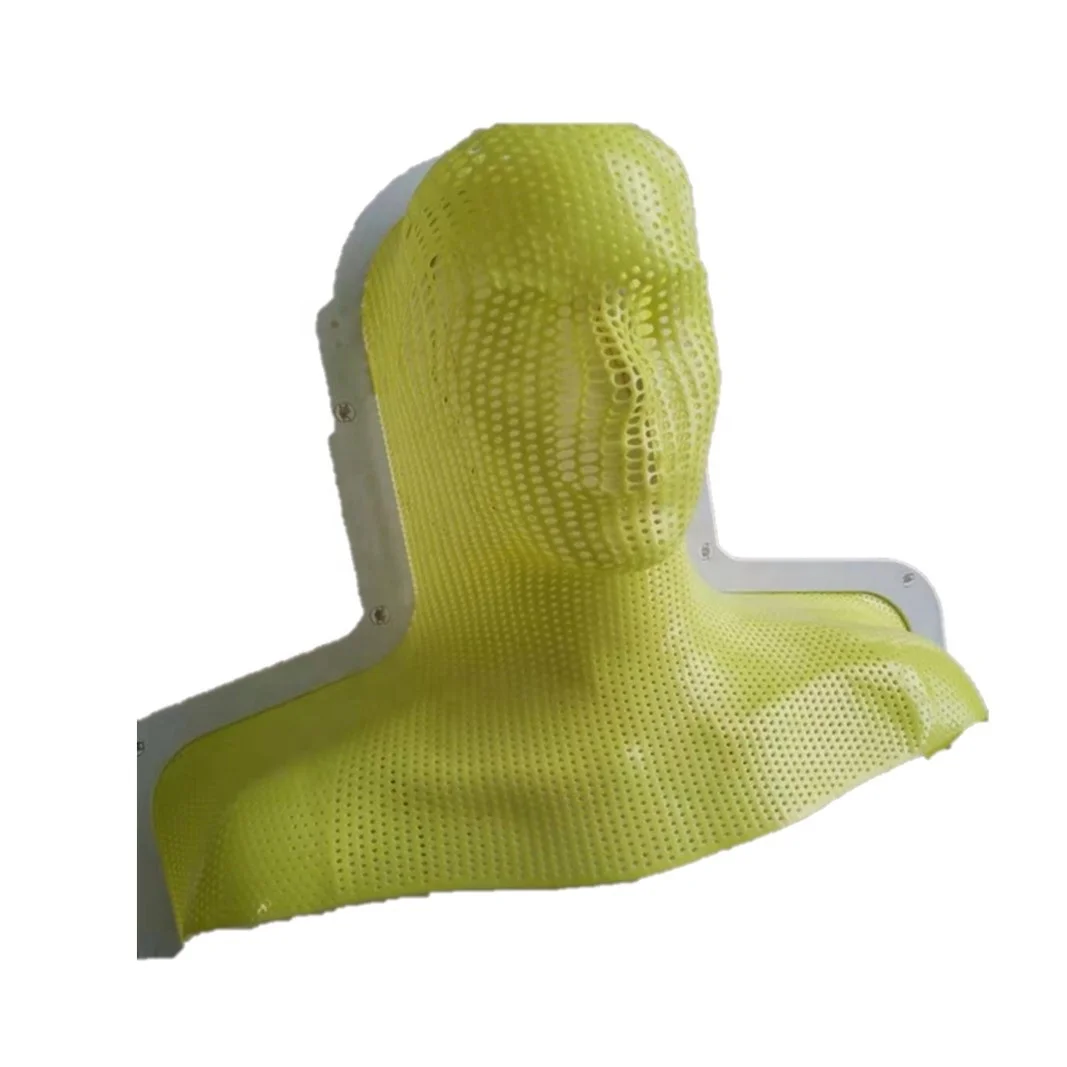 S Frame Type Radiotherapy Head And Shoulder Thermoplastic Mask For Radiation Oncology Therapy Thermoplastic Sheet Fixation