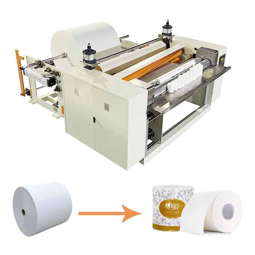 New design small automatic paper machines for home business toilet tissue paper rewinding making machine