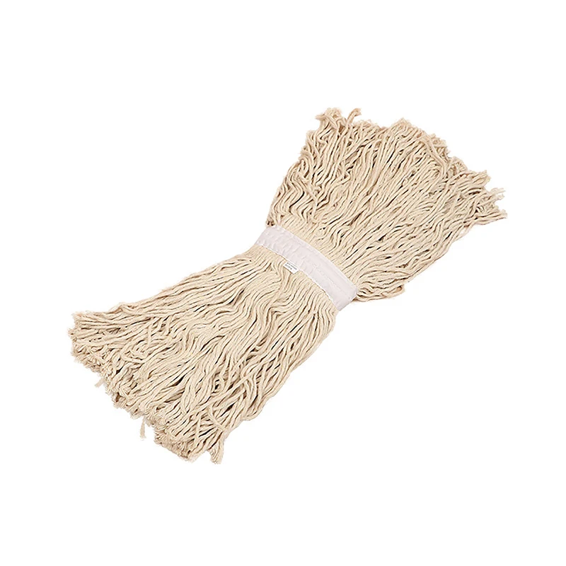 Household floor cleaning folding mop absorbent cotton mop with replaceable cut-end mop head