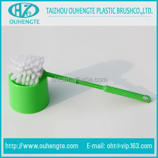 
101B hot sale plastic toilet cleaning brush set in 99 cents market 