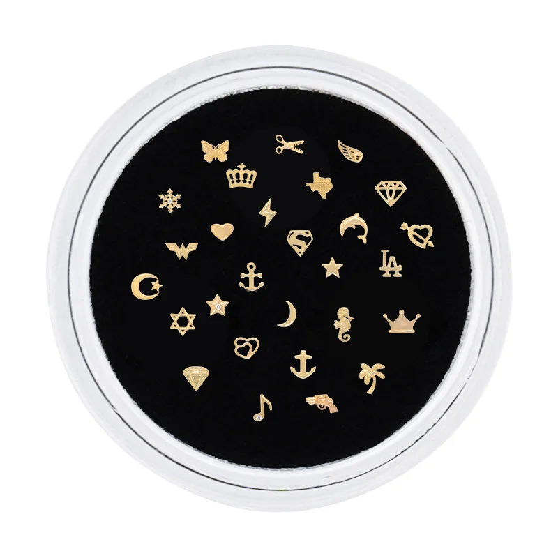 Custom dental jewelry teeth gem etching real solid 14k 18k gold tooth gems