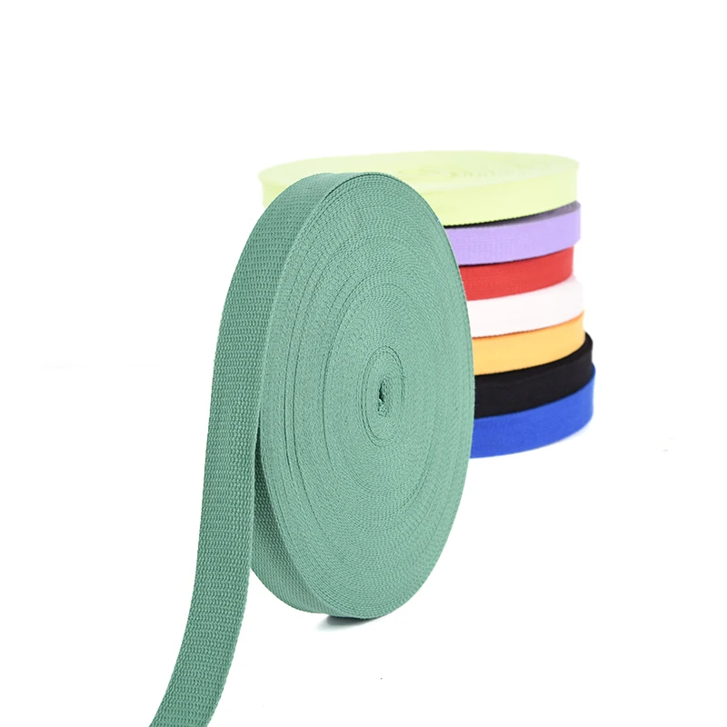 1 Inch 2 Inch 3 Inch Cotton Inch Custom Logo Webbing Straps Recycled For Bags Purse With high quality wholesale