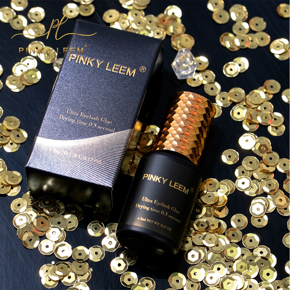 Pinky Leem 0.5s non burning eyelash extension glue eyelash proffesio nal glue fast dry korean luxury eyelash glue