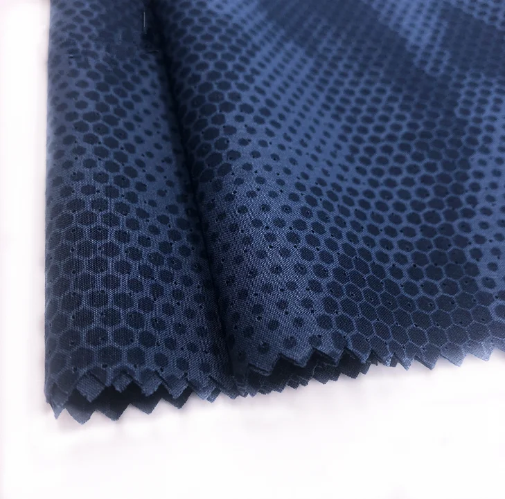 Custom Pattern Waterproof 90% Polyester 10% Spandex Perforated Fabric Custom Hole Punch Men Women Sportswear