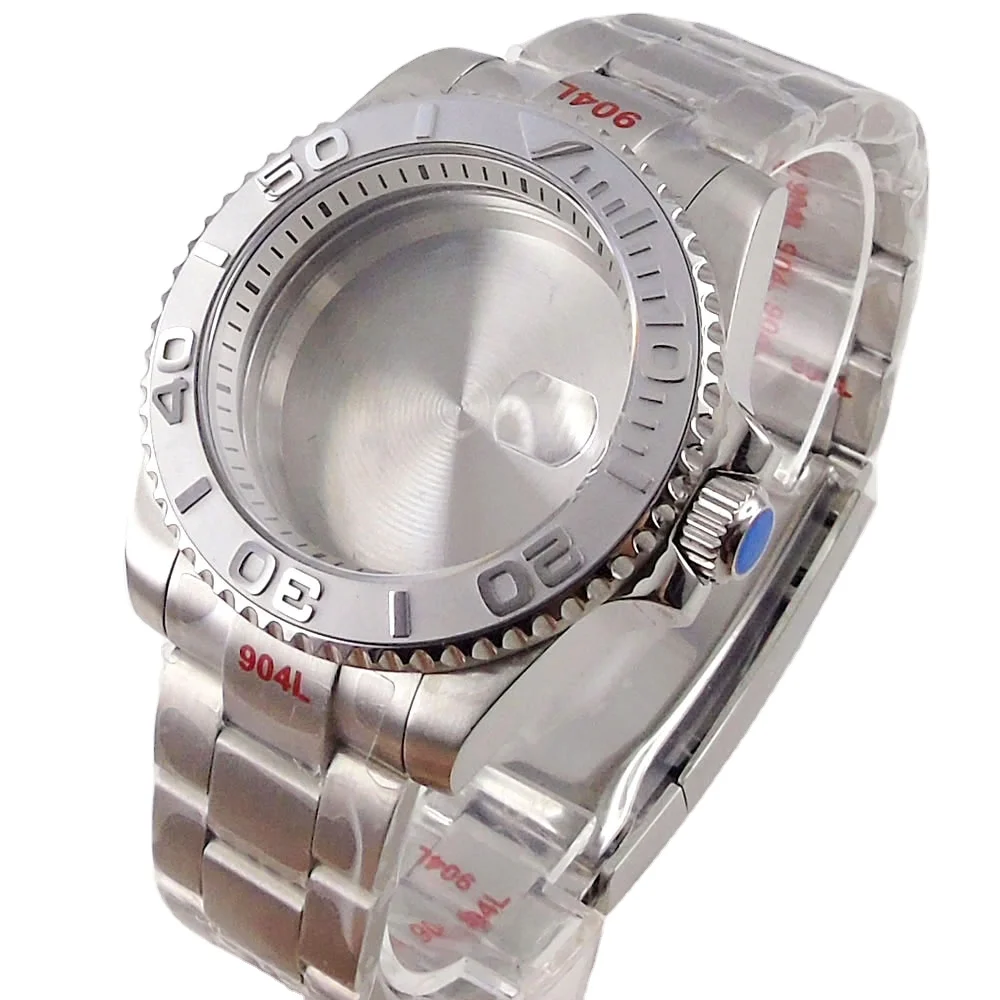 Новинка чехол для часов BLIGER Sapphire Crystal Diver 40 мм подходит ETA 2824 NH35A