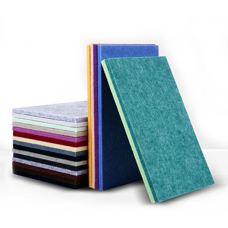 
Wholesale 9mm Polyester Fiber Sound-Absorbing Panels Cinema Wall Sound Insulation Panels 