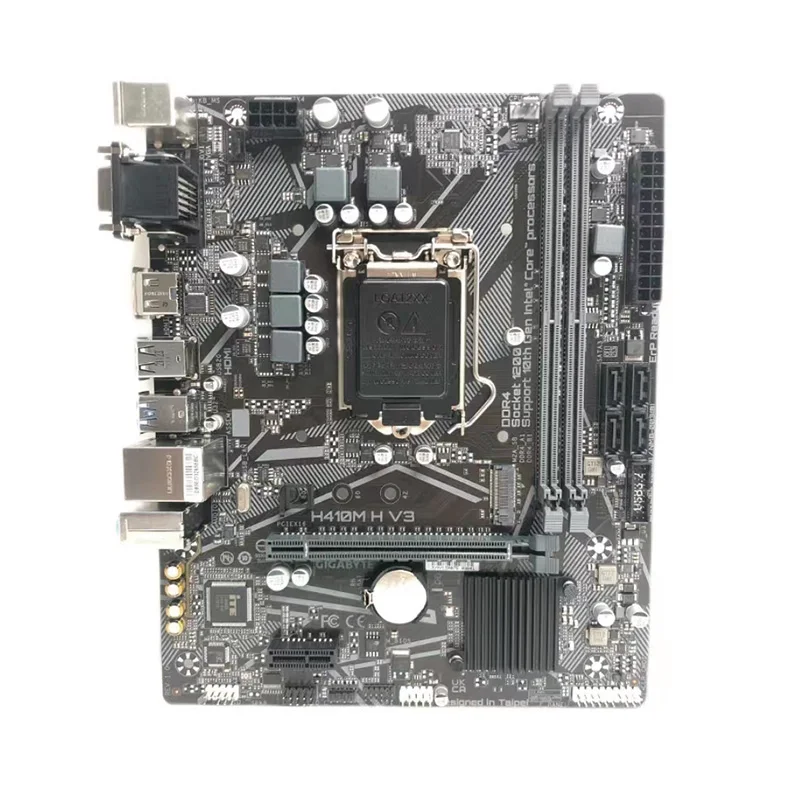 Gigabyte H410M S2 V3 LGA 1200  MATX Gaming motherboard computer pc motherboard Supports 10th Gen Intel Core Series Processors