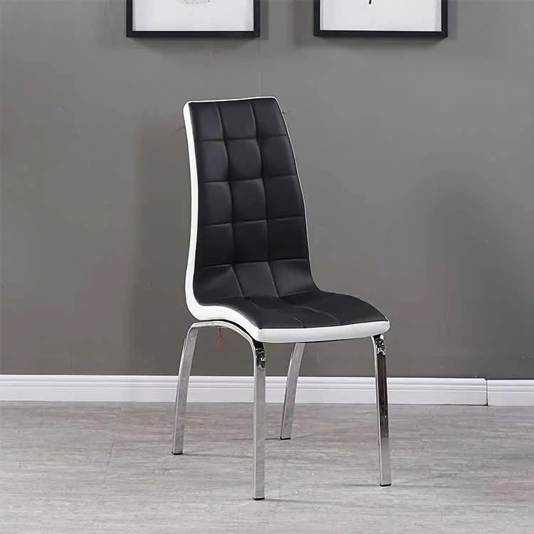 Best selling dining chair modern white leather dining chair fabric dining chair