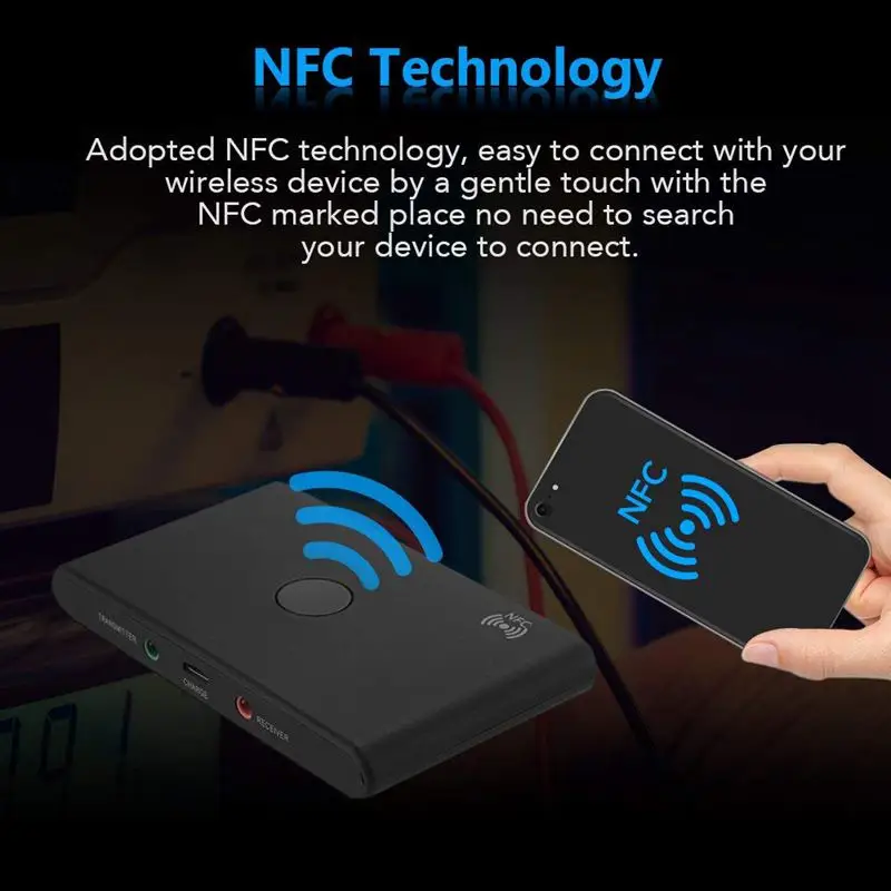 TX6 беспроводной 2-в-1 аудио приемник/передатчик NFC Bluetooth музыкальный приемник и передатчик 2 в 1 адаптер для ТВ cd-плеера ПК