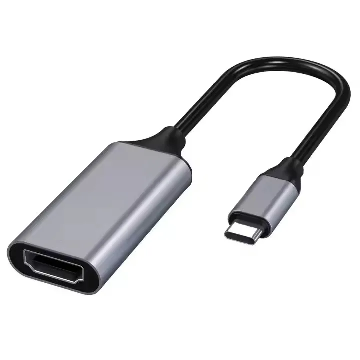 Multimedia 4K 60Hz USB C to HD-mi TV Converter Adapter Cable Type-C to HDTV Cable for Laptop