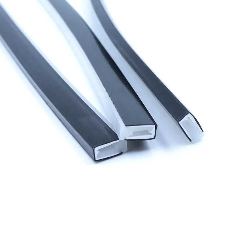 Customized Electrical Insulation Hose Different Size Heat Resistant Rubber Tube Black Conductive Silicone Tubing