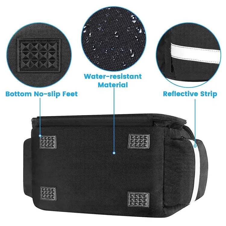 Water-Resistant doctor Medical Equipment Bag home health nurse medical bag Adjustable Divider