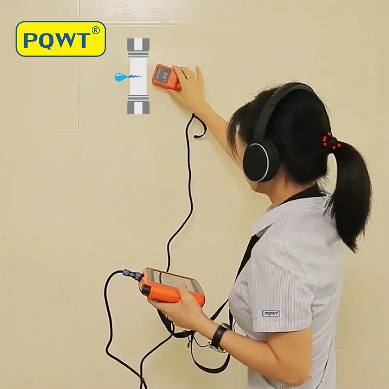 PQWT L5000 Underground Pipe Leak Detector Leakage Detection Device Walls Floors Leak Water Pipe Leak Detector