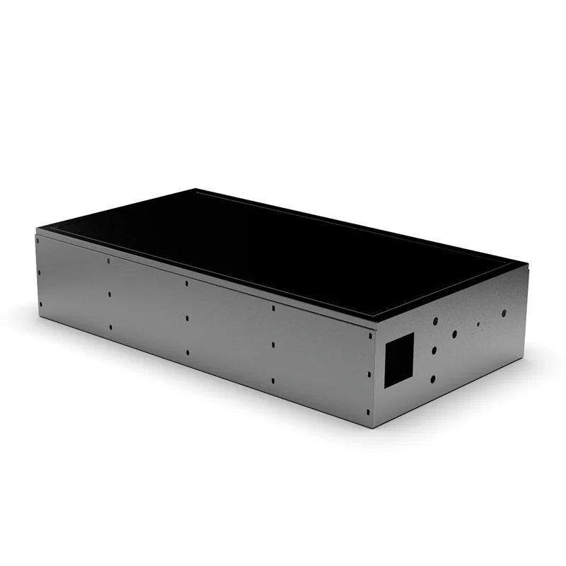 Customized sheet metal box electronic instrument chassis aluminum enclosure