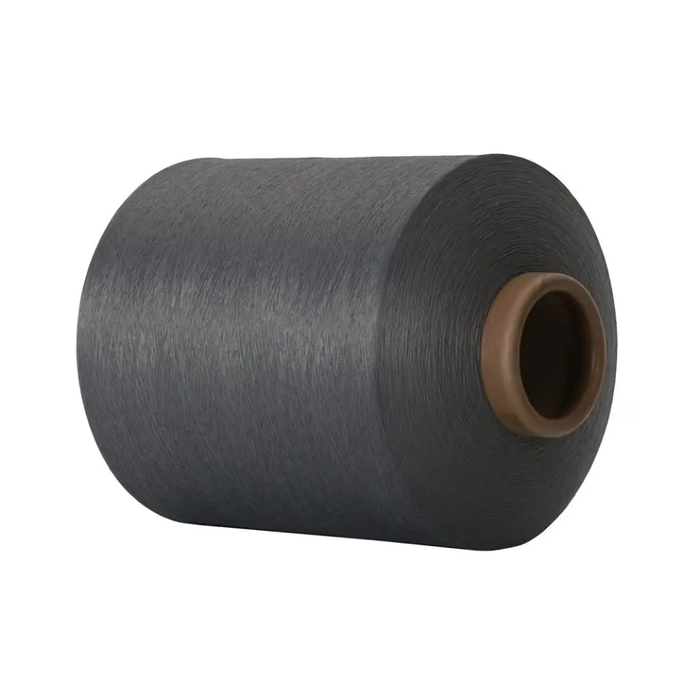 
High quality fabric polyester textured yarn low price spun polyester yarn 