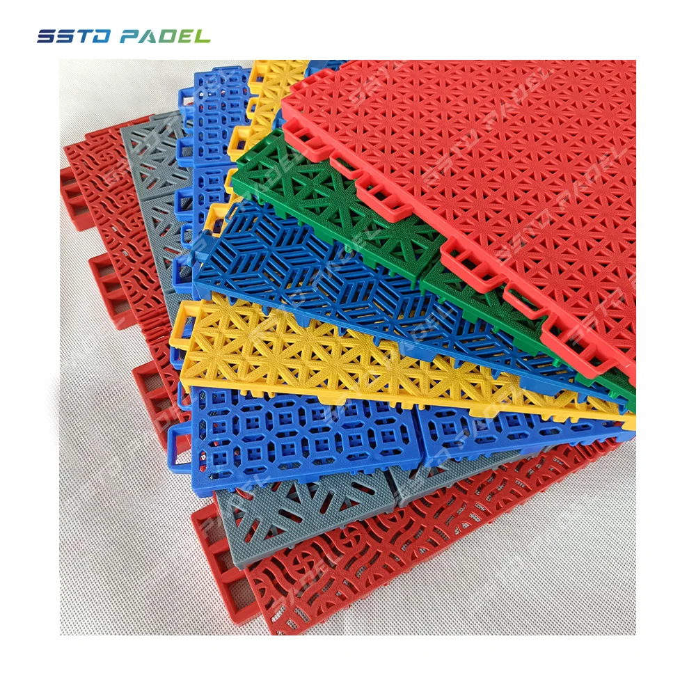 Modular Tennis Court Flooring Surface portable Suspended Sport Court Plastic Flooring pp Interlocking Flooring