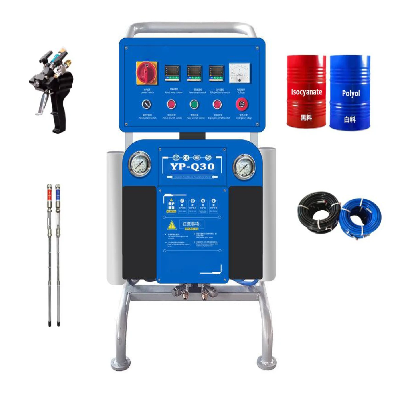 2020 hydraulic polyurethane and polyurea injection and spray machine pu foam and polyurea waterproofing spray machine price