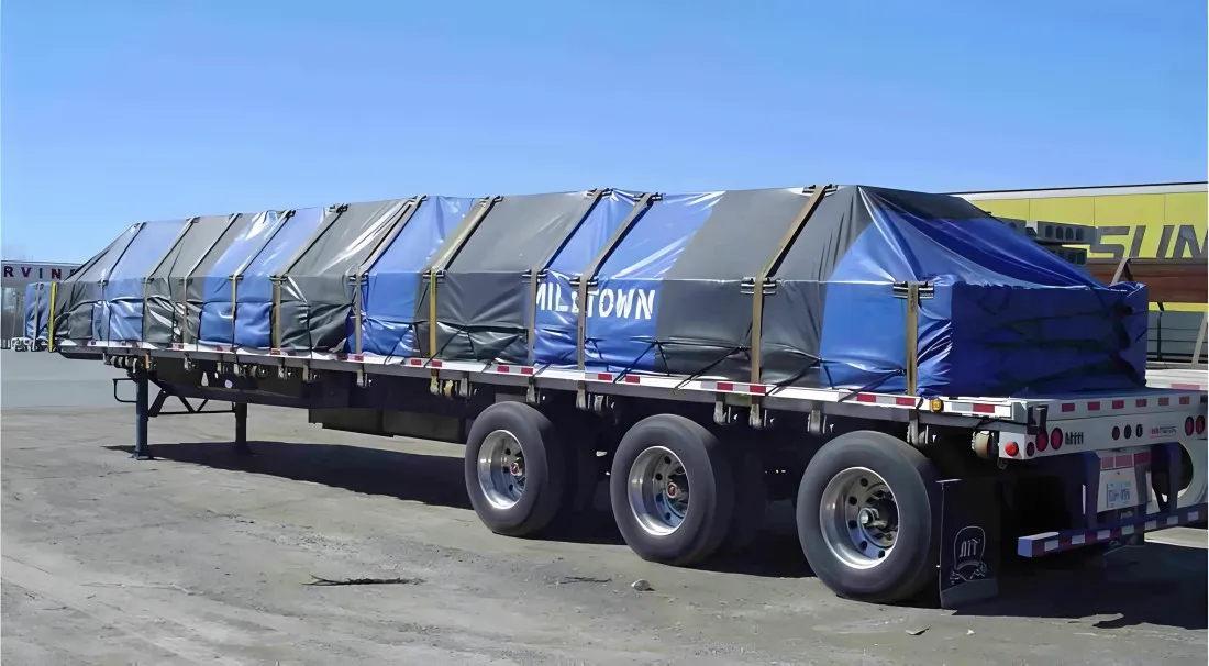 Railway Transportation Special Waterproof Oilcloth Tarpaulin Cargo Coverage