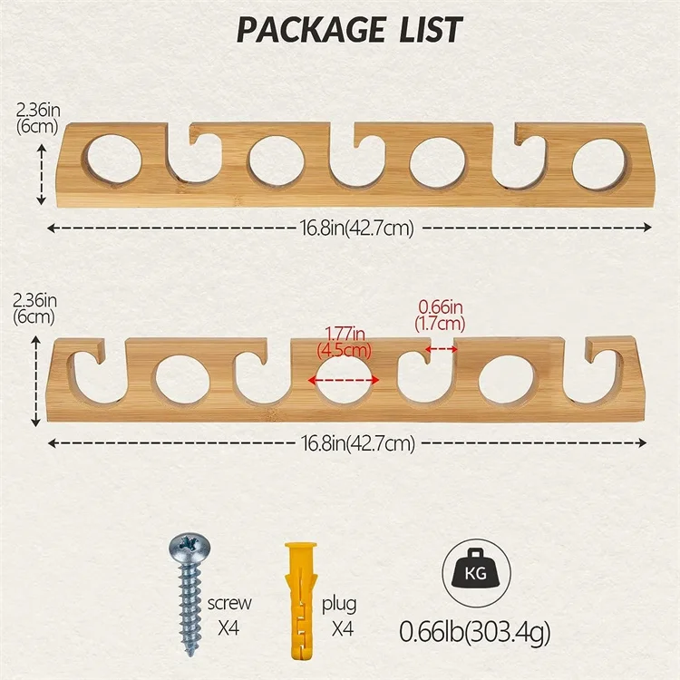 Baitcasting Spinning Reels Rod Storage Wood Fishing Pole Wall Rack Fishing Rod Racks Bamboo Fishing Rod Holders for Garage