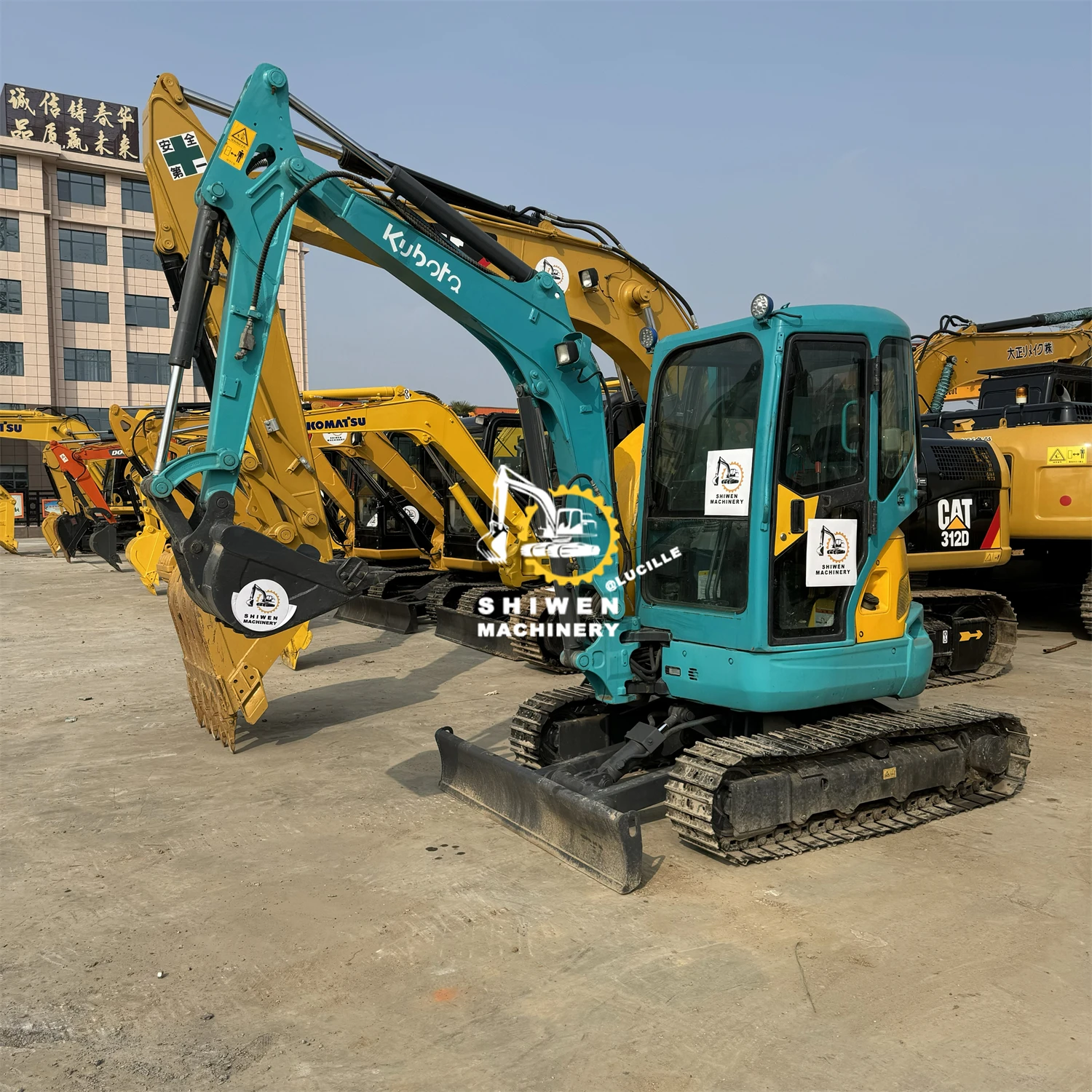 in Stock Used Kubota U35 Mini Crawler Excavator Secondhand KUBOTA U35 U55 Excavadora Building Digger Strong Engine Construction