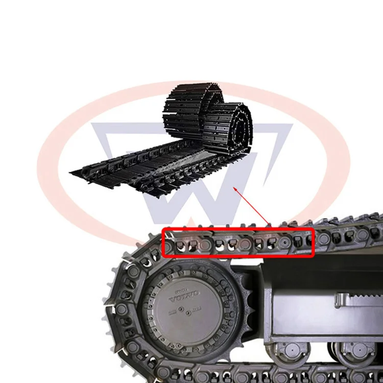 Мини-экскаватор E305 E312 Cat305 Cat311 Cat312 гусеничная группа E70B гусеничные цепи в сборе E308/E307B