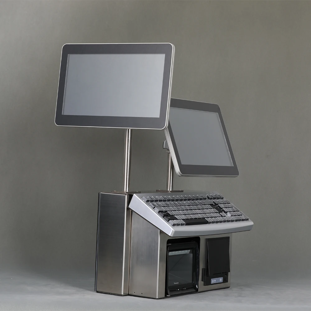 Windows 10 Pos Touch Screen Monitor Supermarket Restaurant Billing Machine Point of Sale Price