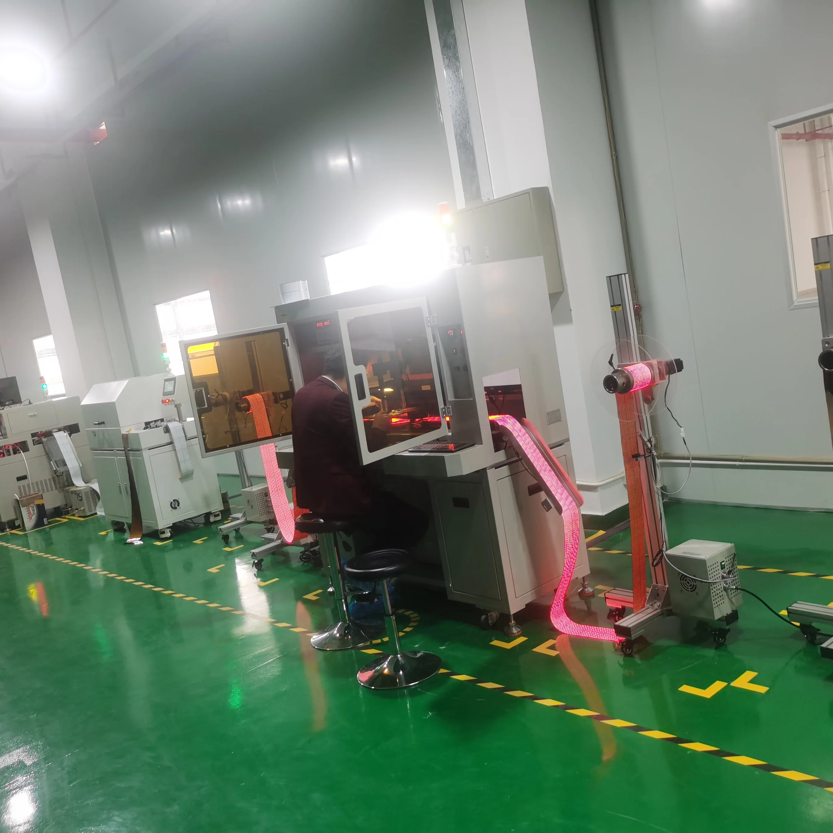 Phosphor dispensing in the production process of white-emitting LED products