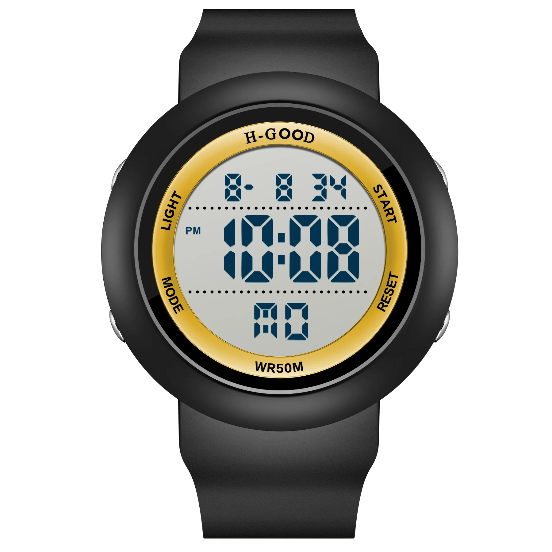 H-GOOD TK-0022 цифровые наручные часы Простой стиль спортивные часы ЖК-дисплей часы электронные часы для мужчин