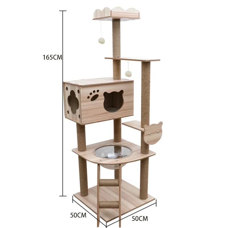 Modern Luxury Large Cat Tree Cat House Modern Pet Furniture Cat Climbing Tower