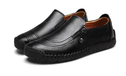Genuine leather   Comfortable and stylish  Shoes for  Anti Slippery Hard-wearing Fashion Men loafers  Shoes