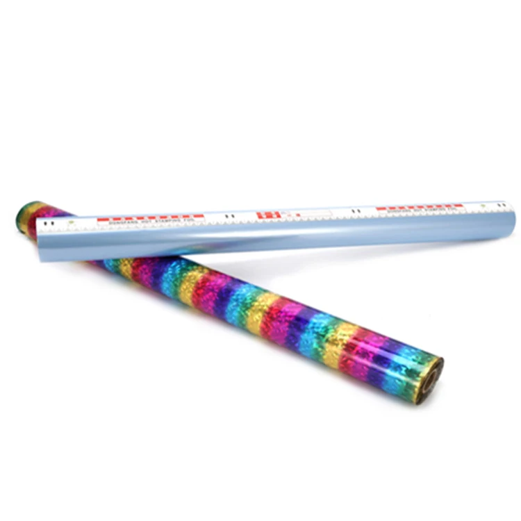 Silver Aluminum Foil Paper Packaging Hologram Hot Stamping Foil for fishing lures