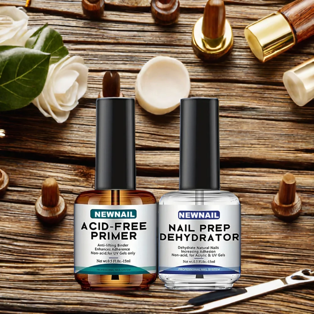 Salon 15ml Nails Bonder Uv Gel Balancing PH Nail Prep Dehydrator No Acid Free Vegan Acrylic Powder Primer