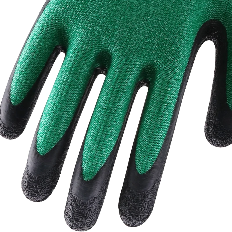 XINGYU Wholesales CE Certified Hand Job Construction Work Colored cotton rubber glove cheap working latex gloves