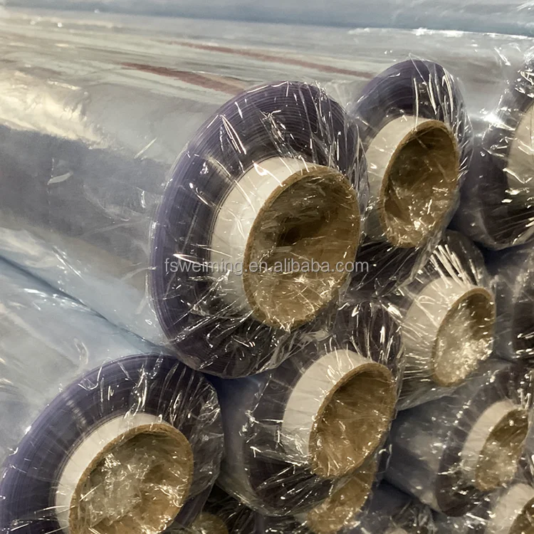 PVC Film Manufacturer Customized Normal Clear PVC Film With Powder For Packing And Stationery
