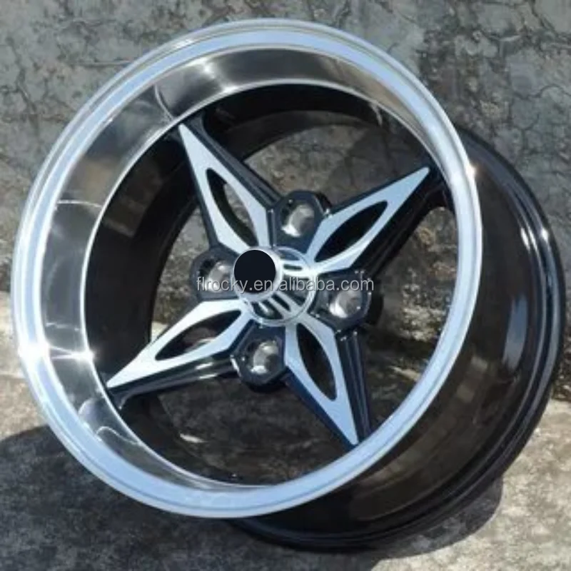 Truck wheels alloy car rims with 4x100 4x114.3 size  13 14 15 inch wheel  13x7 14x8 15x7.5 et-5 et-8 et-13 machine chrome lips