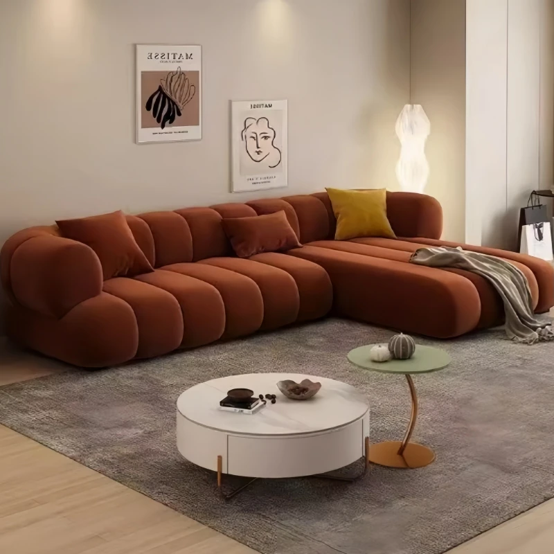 LIJIE угловая L-образная Роскошная кушетка Wohnzimmer кровать мебель для гостиной дома и отдыха набор секционных диванов