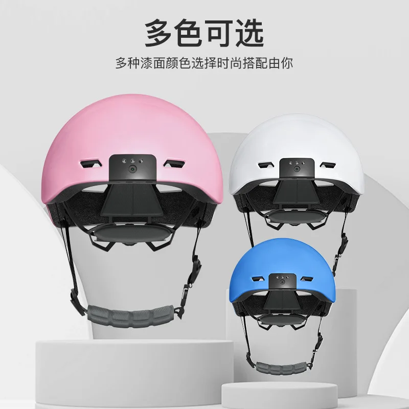 Ultralight ABS Electric Scooter Helmet for Adults for MTB Bike Bicycle and Motorcycle with 1080P HD Camera Wify APP