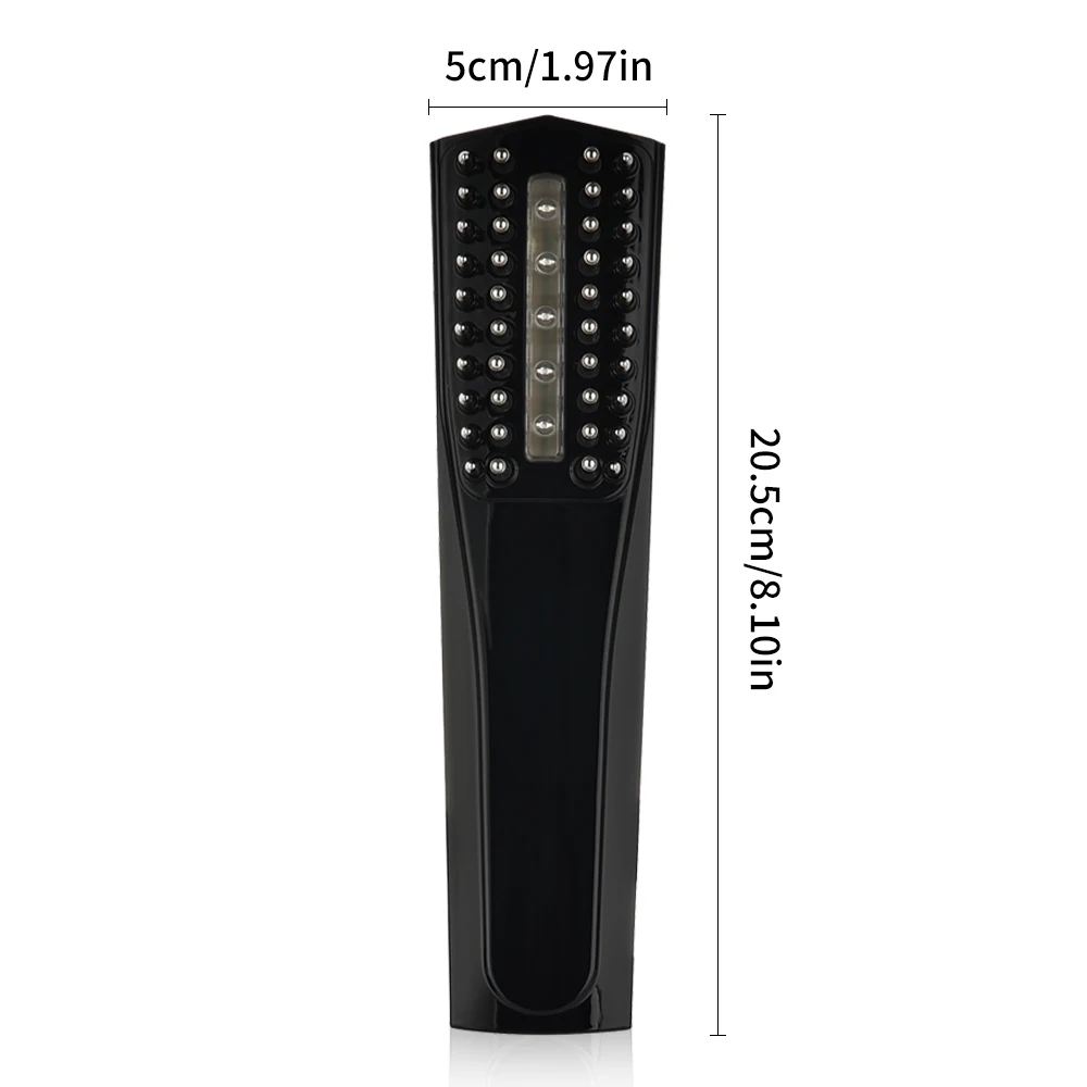  Stainless Led Infrared Light Therapy Scalp Massage Hair Care Regrowth Laser