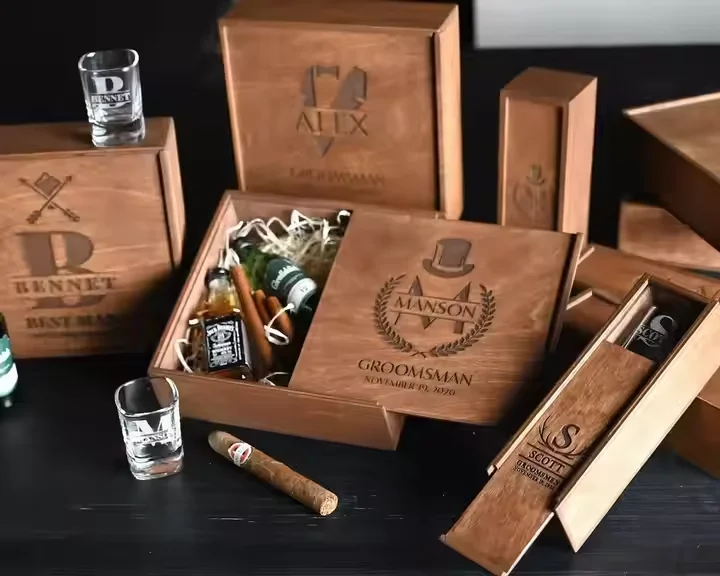 Factory Wholesale Wooden Box Cigar Humior Price