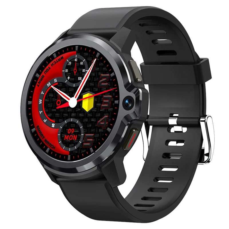 Smart Watch 4G Android 9.0 1+16GB IPS Full Touch Smart Watches Video Camera GPS Smartwatch 1050mAh Battery Phone Watch for IOS