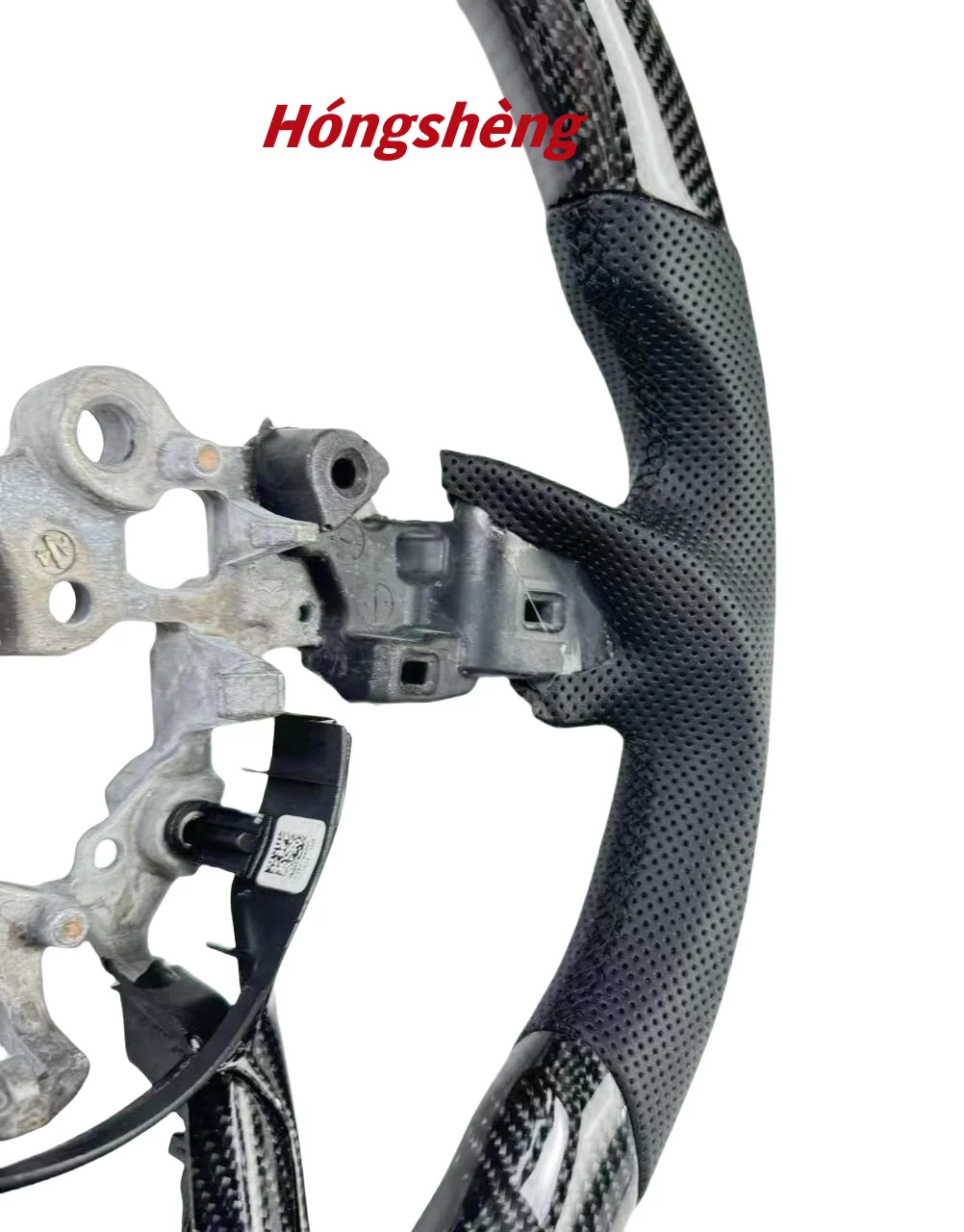 Car Accessories Fit for Mazda CX4 CX5 CX8 Custom  real carbon fiber steering wheel hand-sewn leather