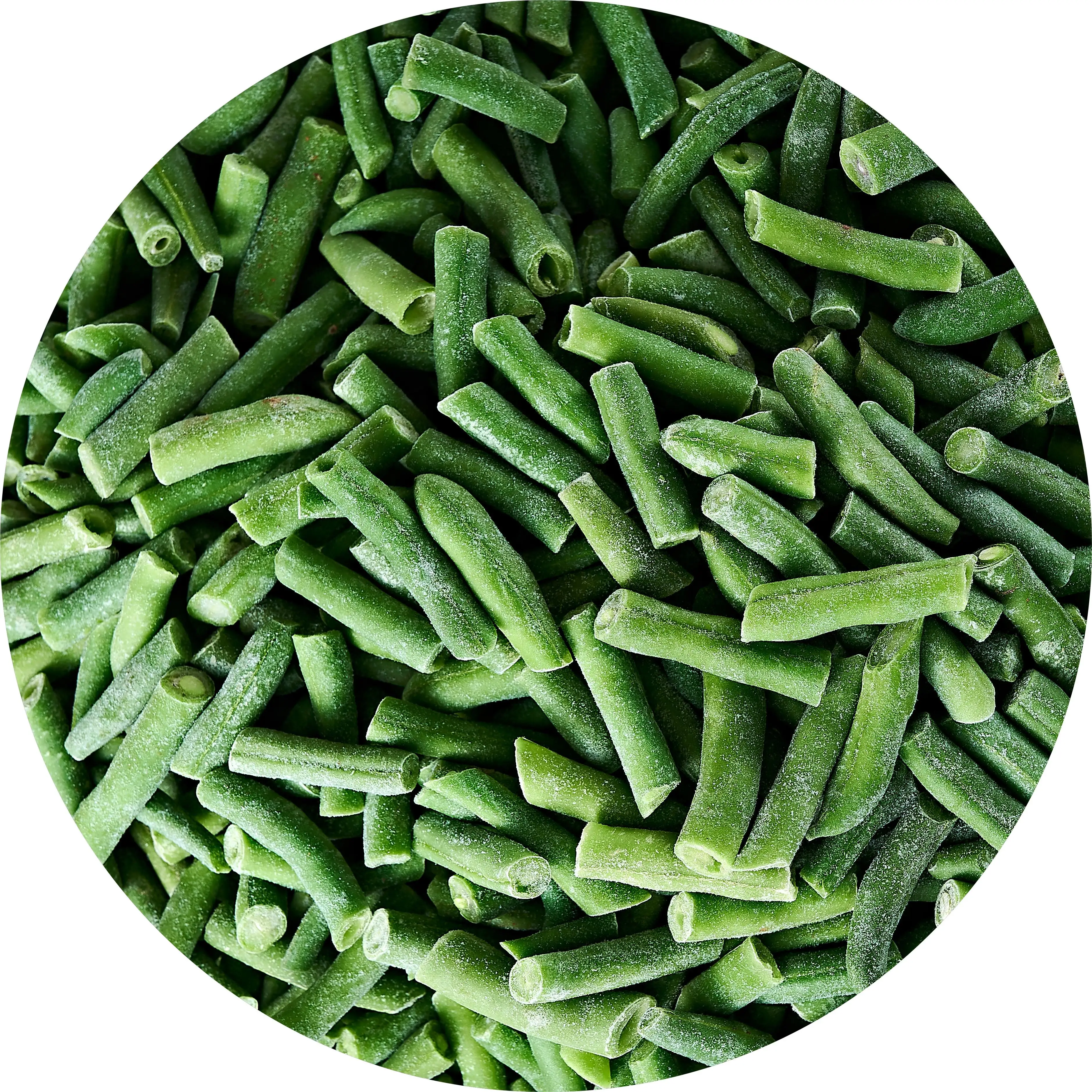 Wanda Foods factory direct sales individual frozen green bean cuts wholesale and export of frozen green bean cuts iqf