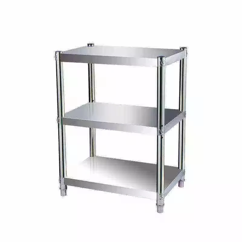Commercial stainless steel vegetable rack high grade durable kitchen storage rack Shelf for Sale