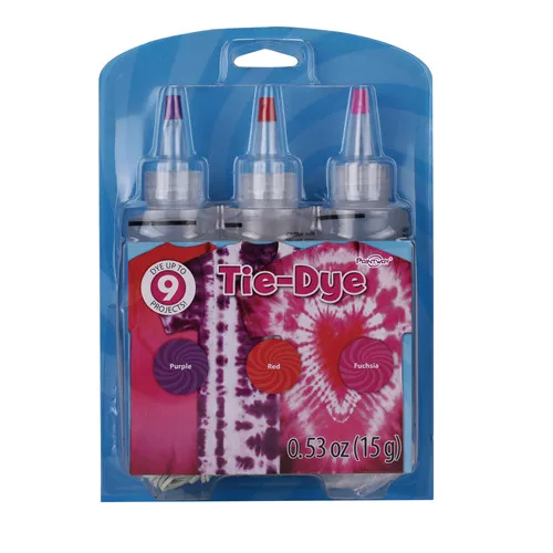 3 Colors Textile paint Tie Dyes for Clothes Shoes  Liquide Tie & Dye