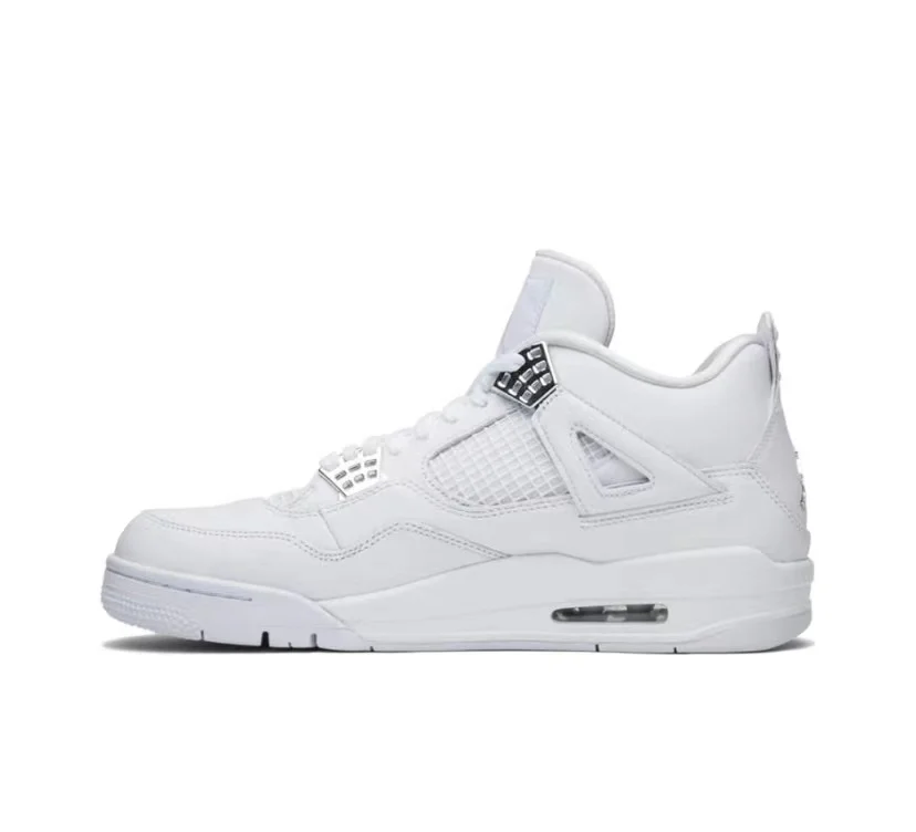 New High AJ 4 Basketball Shoes 4 Union University Blue What The Black Cement Men Women Sneakers Bred Sports Trainer