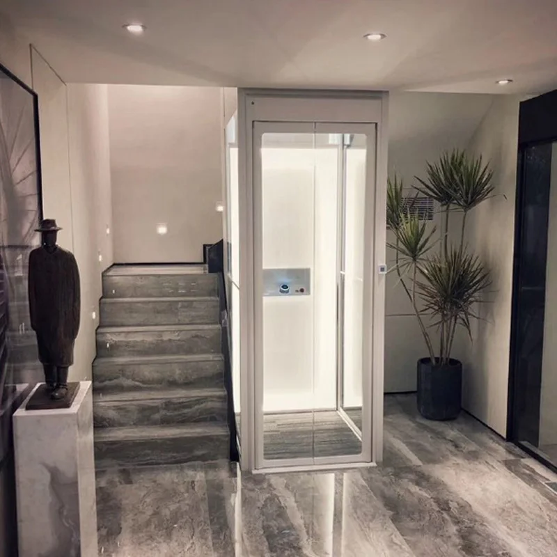 CE ISO approved 2 3 4 floors 2-5 person Home Panoramic Lift Passenger Elevator Shaftless Home Elevator lift
